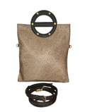 Borsa a mano con tracolla piatta BORBONESE