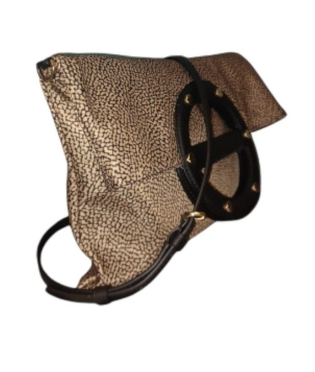 Borsa a mano con tracolla piatta BORBONESE